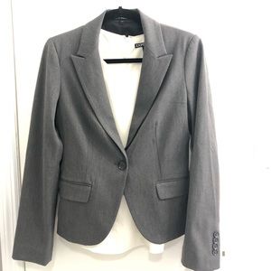 Express Gray Suit Jacket